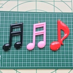 送料無料✨ 音符チャーム ♪デコパーツ 
