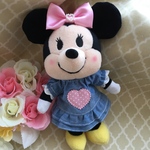 ミニーorシェリーメイのお洋服♪ダンガリー♪ぬいもーず•ぬいぐるみバッチ用