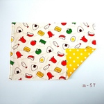 小さめランチョンマット(リバーシブル・20×30)m-57