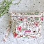 ♡リバティ イルマ（縮小ピンク）のコンパクトおむつポーチ♡