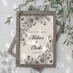 【Botanical art】ウェルカムボード　結婚式