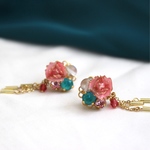 かぐや姫の芍薬ビジューピアス
