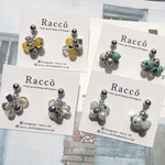 aggregation pierce (イエロー、他全4タイプ)ステンレスピアス