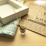 ミニチュアドリンク（カフェオレ）のネックレス