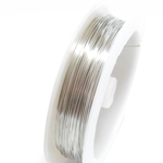 【218】銅製　ワイヤー　シルバー　0.6ｍｍ
