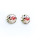 光るまんまる金魚 ピアス＆イヤリング