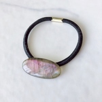 ラブラドライトのヘアゴム