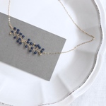 " kinomi " vintage navyblue / necklace