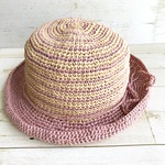  エコアンダリヤのキッズ夏帽子　52㎝