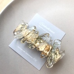 鉱石風  お花の【ヘアクリップ】 タタリカ  