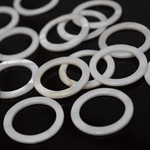 天然シェルパーツ　リング　5個　28mm
