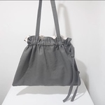 half linen   bag