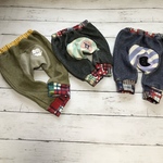 [80] 福丸様専用☆モンキーパンツ 7分丈アップリケ付き2点