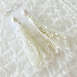 【送料無料】 LONGタッセル＊white