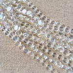 SALE 30個 フラットラウンド8ミリビーズガラス
