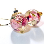 ハーバリウムピアス「Botanical essence」【イヤリング変更可】
