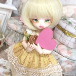 アイペイントヘッド♡オビツ11-01白肌【No.56】