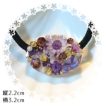 レジンヘアゴム＊ドライフラワー＊華やか＊エレガント＊上品
