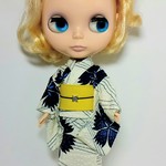 ブライス 浴衣 リカちゃん 浴衣 きなり 撫子