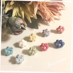 選べるぷっくり小花のピアス/イヤリング