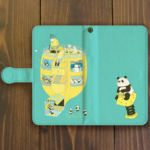 【ほぼ全機種対応！Lサイズ】パンダンチ グラニフコラボモデル・手帳型スマホケース【各サイズあります】