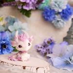 紫陽花ドラゴンのフィギュア♪