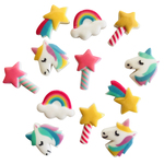【009】ユニコーン♡ゆめかわセット♡プラパーツ♡デコパーツ♡ハンドメイド♡ピアス♡キッズハンドメイド
