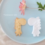ちびきりんクッキー型　スタンプつき
