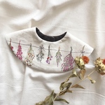 \人気NO.3/ flower swag bib