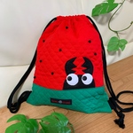 ナップサック 昆虫 クワガタ（すいか黒ちび）