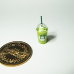 【ミニチュアフード】抹茶のフロッグペチーノ
