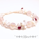 再販＊13༅೫愛されプリンセス೫༅ 天然石 パワーストーン ブレスレット