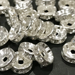 平型ロンデル 10mm シルバー 50個入り 【A180】
