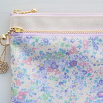 ★LIBERTY＆帆布　Tatum　テイタム　18L　wファスナー・クリアポケットポーチ　A5サイズ