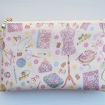 ◇◆Special Price◆◇　LIBERTY　 メルスリー　1IV　ホビーラホビーレ限定柄　ビニコのクリアポケット(1＋2分割)付きポーチ　