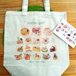 うさぎのケーキ屋さん（薄手サブトートバック）