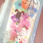 グリッター入りクリアケース