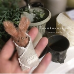 【受注製作】おくるみbaby’s うさぎちゃん 8.5㎝ テディベア