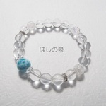 開店1周年セール☆ＡＡＡラリマー＆水晶ブレスレット