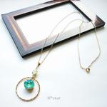 Ice mint blue＊*ネックレス。