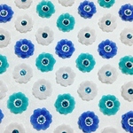 お花シール❁︎スワロフスキー❁︎40枚❁︎ocean color