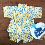 New【80】baby じんべい… きいろ