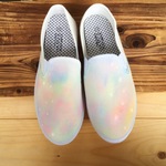 ペイントシューズ　スリッポン「summer snow 1」
