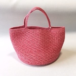 キラキラマルシェバッグ『Ｃｏｏｌ』桜ピンク　＝受注製作商品＝