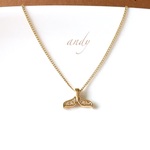 Whaletail Gold Simple Necklace