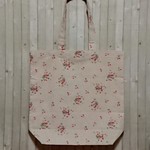 麻色いちごのエコバッグ＊ポーチ付き