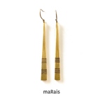 【ご注文品】brass 真鍮 ピアス tuareg
