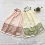 再販☆お花畑のタオルエプロン♪
