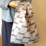 ミナペルホネン　runrunrun light gray　2wayトート♪