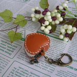 ハート型　本革　コインケース＆小銭入れ